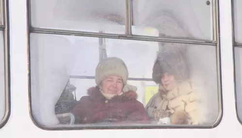 Жителей Алтайского края призвали пересесть с машин на автобусы в морозы