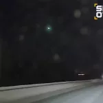 В российском регионе сняли загадочный огненный шар в небе. Видео