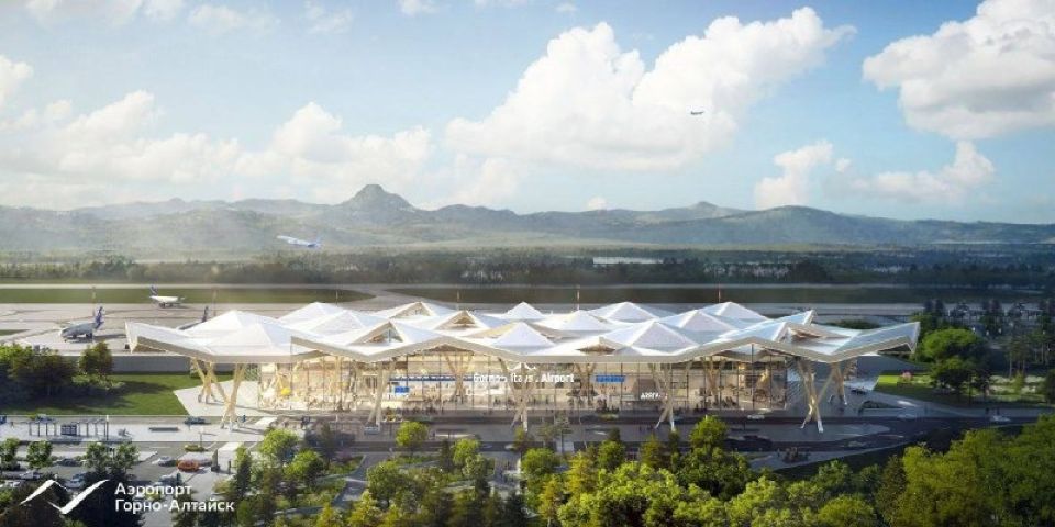 Проект нового аэровокзального комплекса в аэропорту Горно-Алтайска