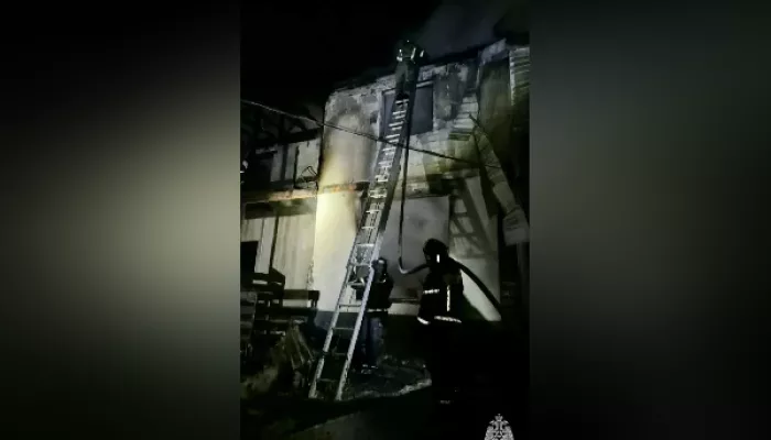 В Чемальском районе Республики Алтай сгорел жилой дом