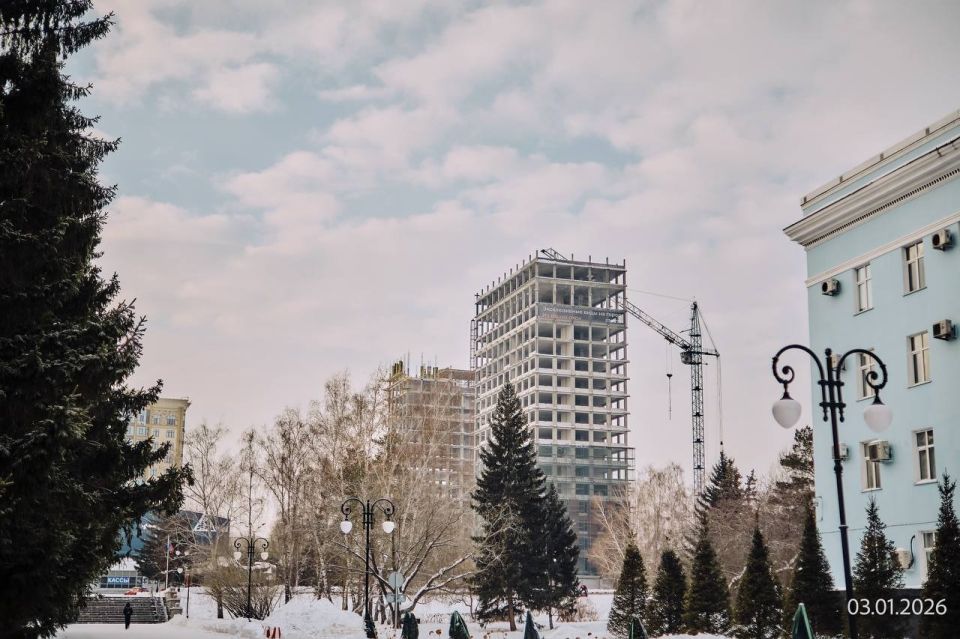 Строительство элитных резиденций "Сахаров Парк". Январь 2026 года