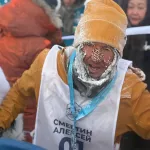 Алексей Смертин пробежал 50 км на полюсе холода в Оймяконе