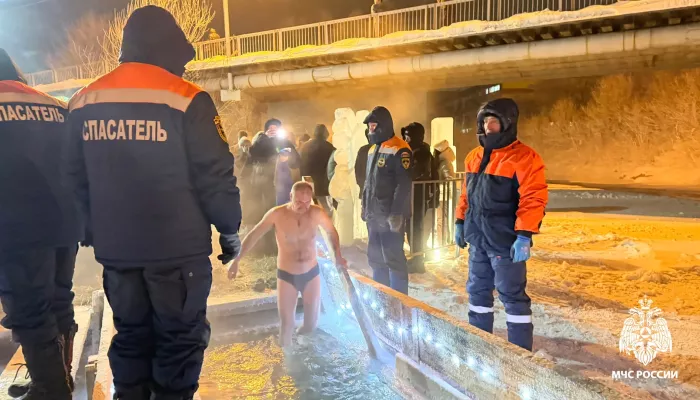 В Горном Алтае проходят крещенские купания