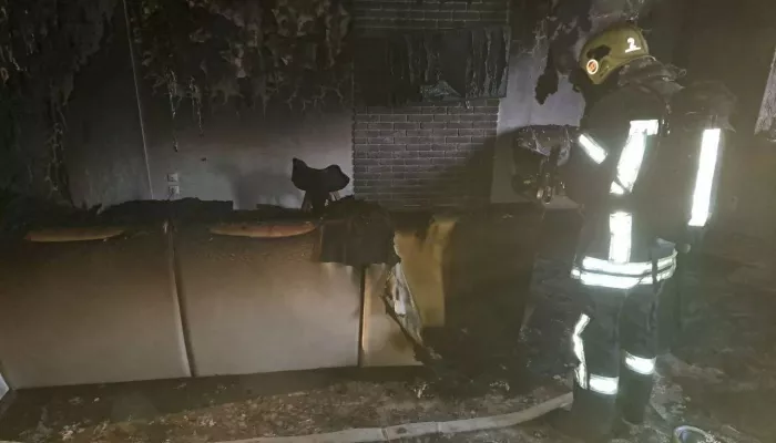 Женщину с младенцем спасли при пожаре в барнаульской многоэтажке