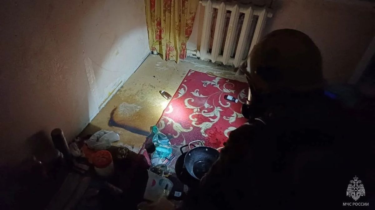 Пожар в барнаульской квартире