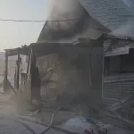 Крупный пожар произошел в Республике Алтай: сгорели дом и автомобиль