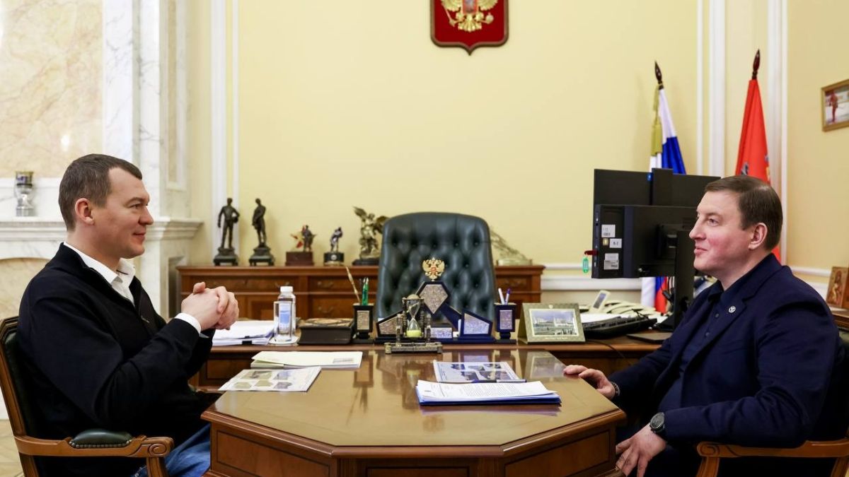 Андрей Турчак и Михаил Дегтярев