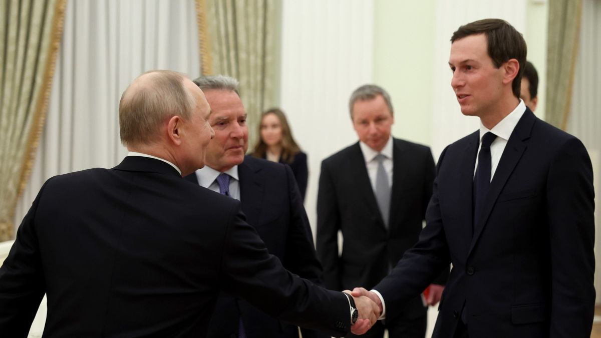 Владимир Путин, Стивен Уиткофф и Джаред Кушнер