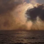 Телецкое озеро устроило мрачное туманное представление. Завораживающие фото