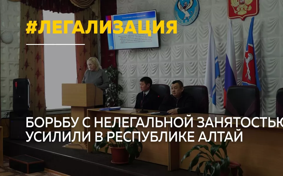 В Республике Алтай стартовали бизнес-миссии против нелегальной занятости