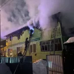 В Горно-Алтайске горело 128 квадратов двухэтажного жилого дома