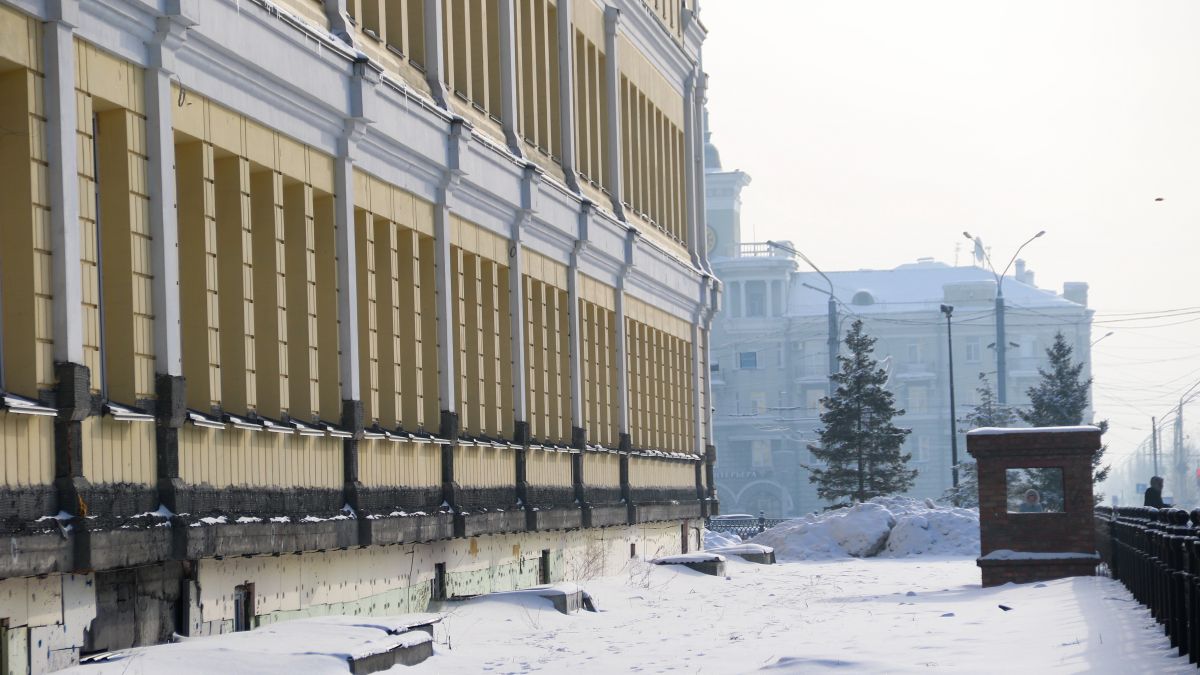 Художественный музей на площади Октября. Январь 2026 года