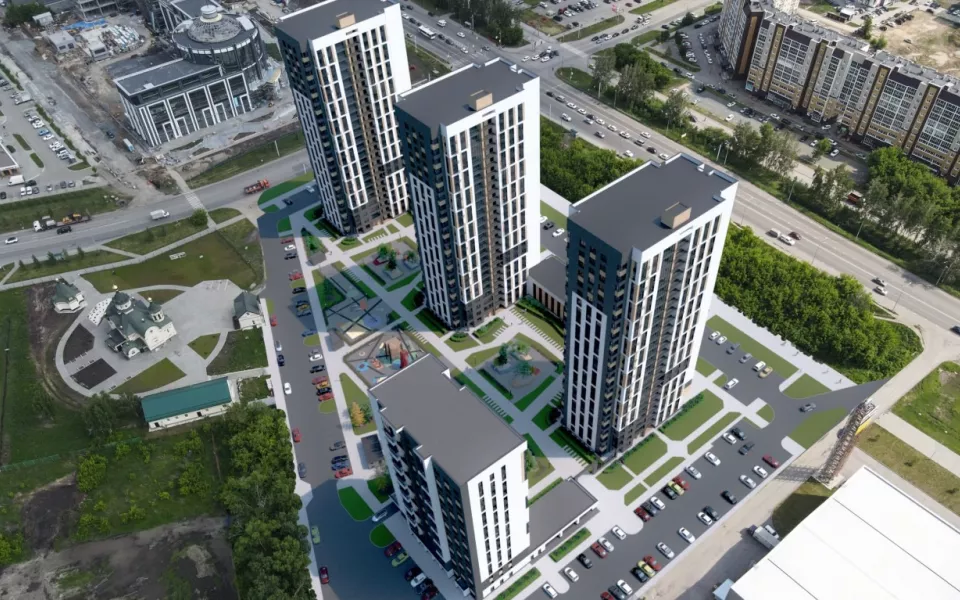 Изящно и по-советски. Каким будет новый ЖК рядом с барнаульским ТРЦ Арена