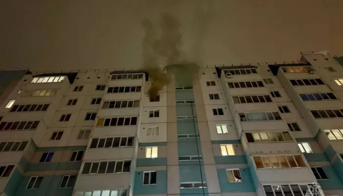 Ребенка спасли при пожаре из-за короткого замыкания в барнаульской многоэтажке