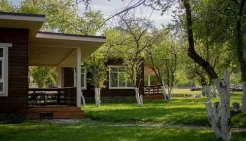 Турбазу в окружении яблоневого сада продают в Горном Алтае за 105 млн рублей. Фото