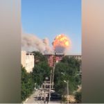 Эвакуация объявлена в городе Казахстана из-за взрывов в воинской части