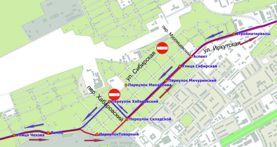 Изменение схемы движения автобуса №47