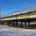 Переправа из 90-х: под Барнаулом отремонтируют младшего брата Нового моста. Фото