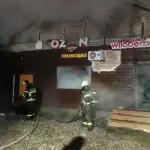 В Онгудае ранним утром произошел крупный пожар в магазине