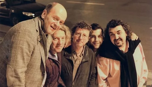 Иван Ургант показал редкие кадры с режиссером Александром Олейниковым