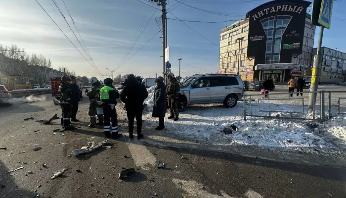 В ГАИ раскрыли подробности массового ДТП у рынка Янтарный в Барнауле