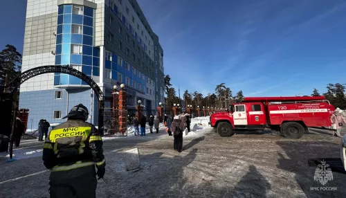 В здании алтайского онкодиспансера Надежда произошел пожар