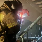 Бийчанка отравилась дымом при пожаре из-за обогревателя