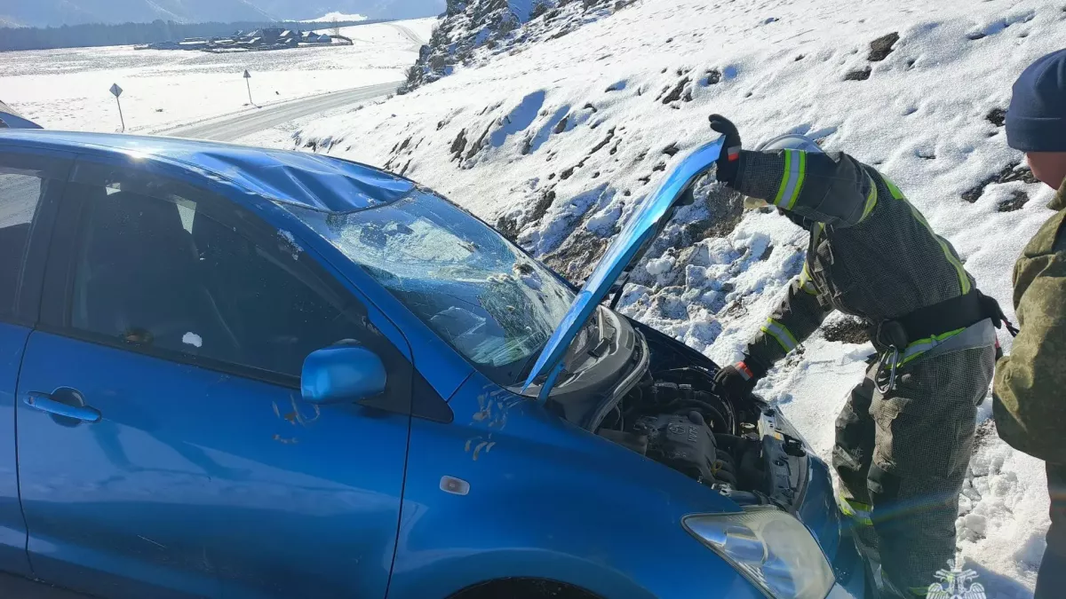 ДТП с "перевертышем" в селе Бичикту-Боом