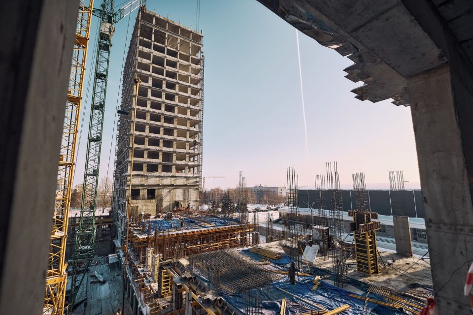 Строительство премиальных резиденций "Сахаров Парк". Башня 3. Февраль 2026 года