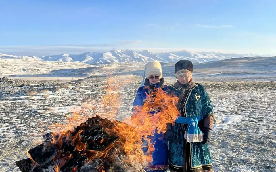 В селе Республики Алтай провели обряд, связанный с праздником Чага-Байрам. Фото