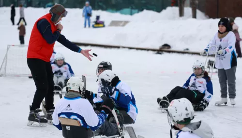 Барнаульцы посоревновались в зимних адаптивных видах спорта. Фоторепортаж