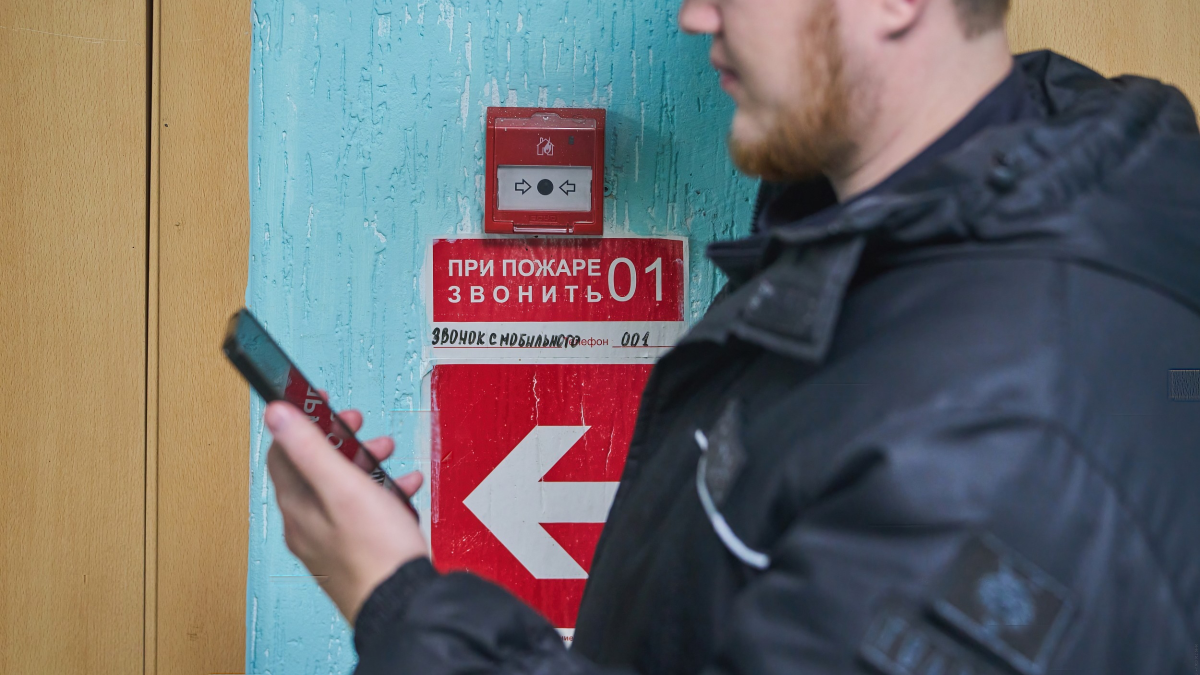 Пожар в Новосибирске