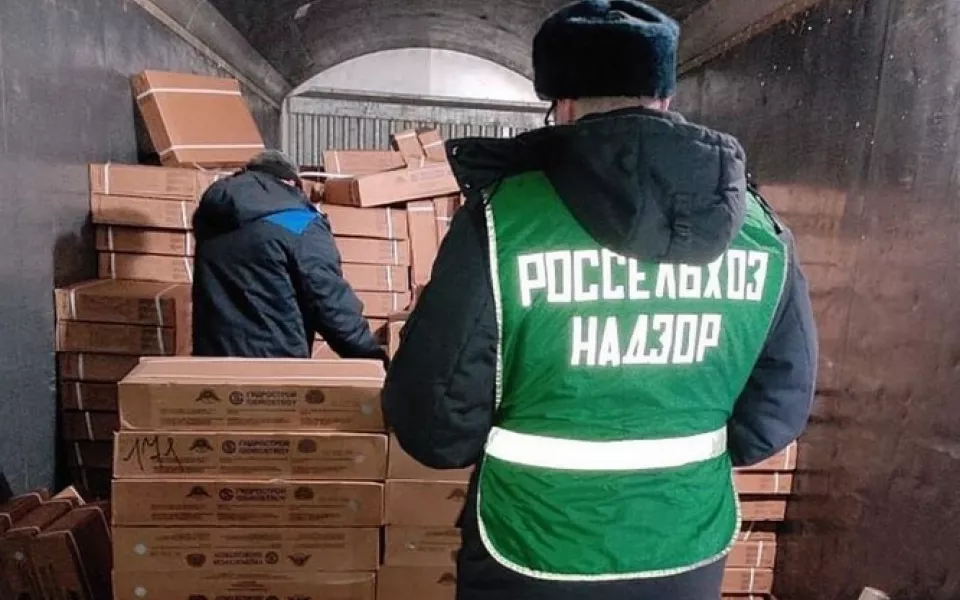 Более 13 тонн подозрительных плавников и щечек судака не пустили в Алтайский край