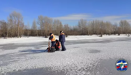 Остановлены поиски девочки, которая провалилась под лед на Оби в Новосибирске