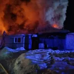 Сразу два крупных пожара произошло в Алтайском крае за минувшую ночь