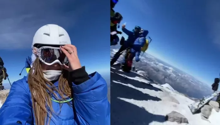 Поднялась на Эльбрус: как живет вдова барнаульца, умершего на вечеринке с сухим льдом