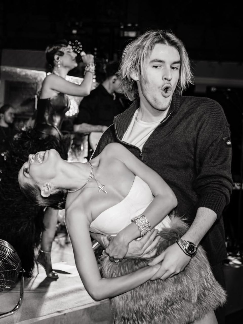 Артем Черницын и Аврора Киба на ее дне рождения