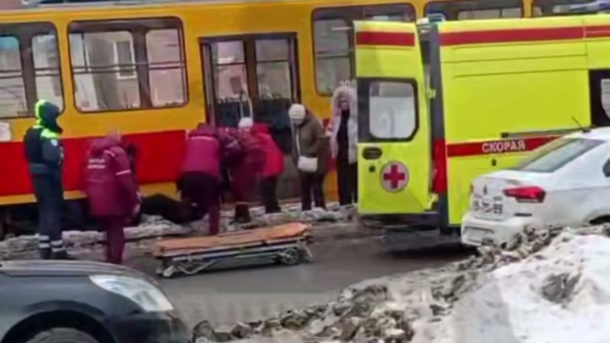 ДТП с трамваем в Барнауле