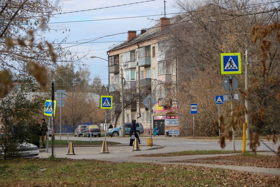 Улица Петра Сухова. Октябрь 2025 года