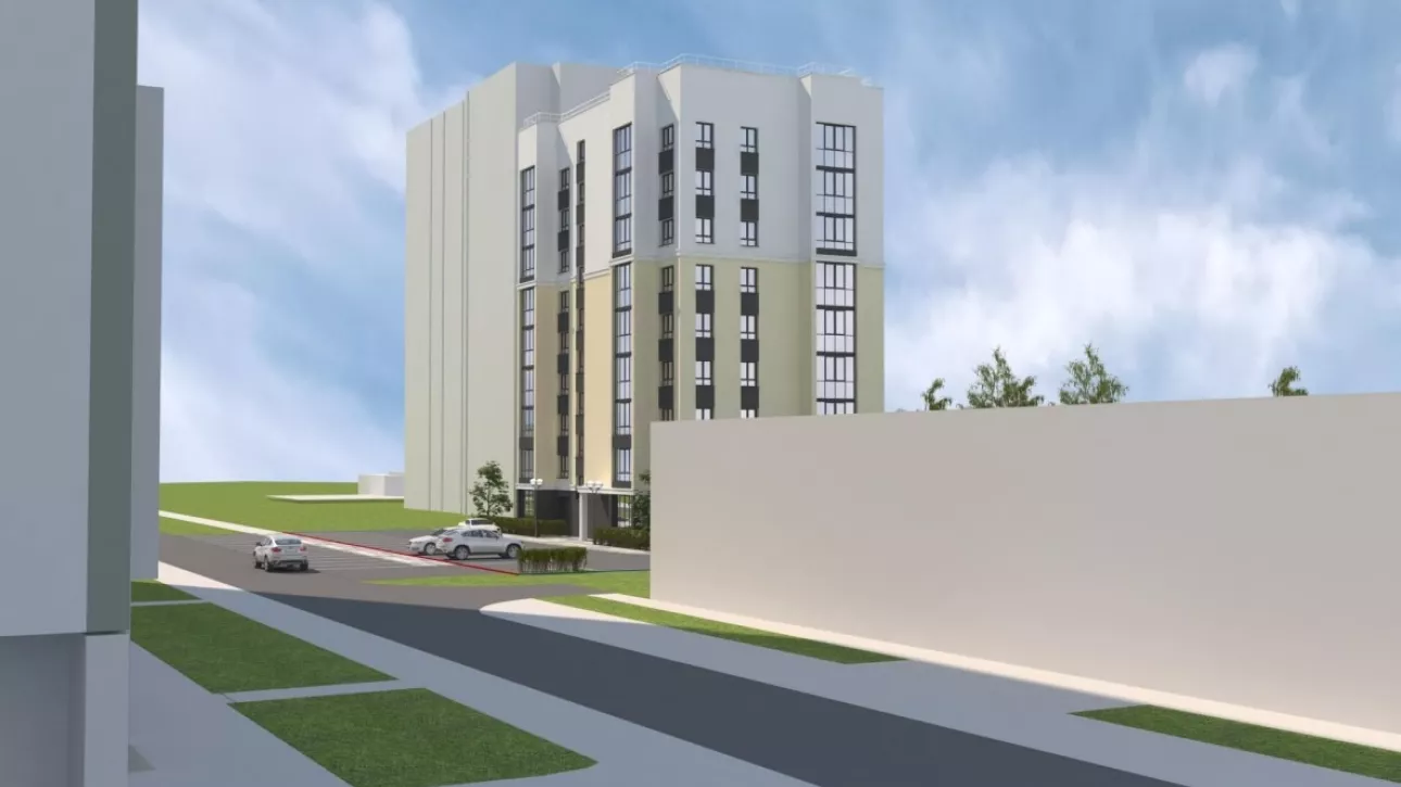 Девятиэтажку с антивандальной штукатуркой построят на Потоке в Барнауле. Рендеры