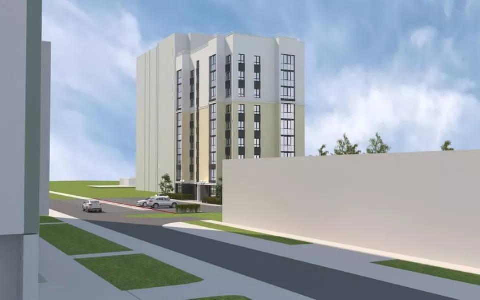 Девятиэтажку с антивандальной штукатуркой построят на Потоке в Барнауле. Рендеры