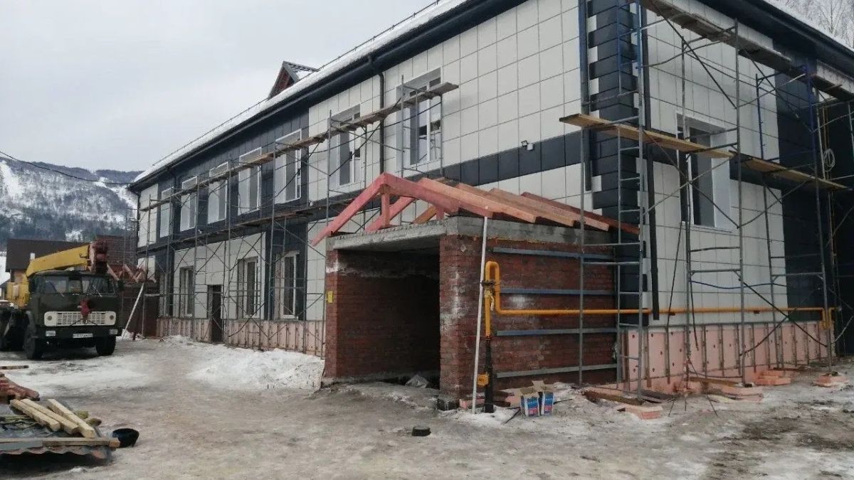 Строительство нового пункта полиции в селе Озерное Республики Алтай