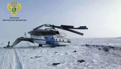 Вертолет Ми-8 разбился на Ямале, на борту было десять человек