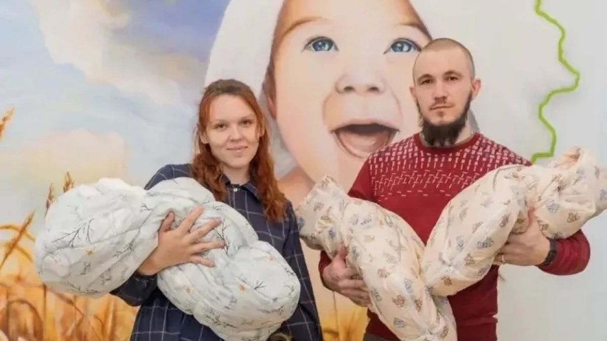 Семья встретила пополнение