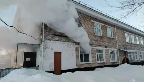 В здании детского сада в Камне-на-Оби произошел пожар