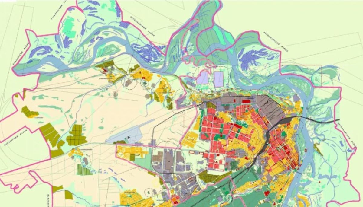 План застройки барнаула до 2025 года на карте