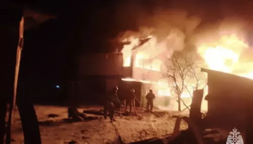 В селе Шебалино Республики Алтай произошел крупный пожар: есть пострадавшие