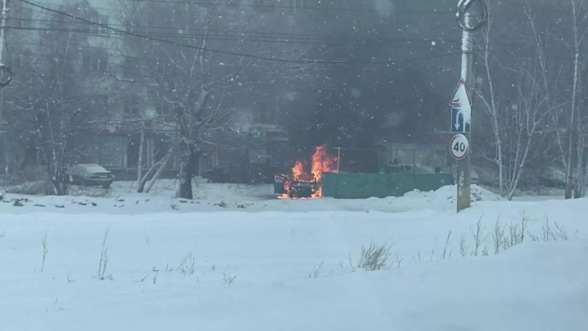 Пожар в Бийске