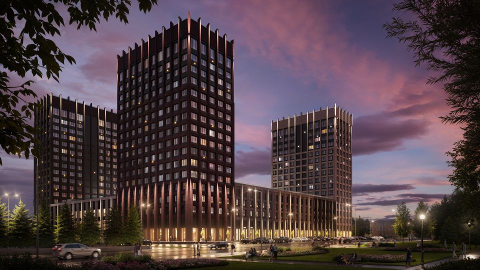 Резиденции "Сахаров Парк". Визуализация проектных решений