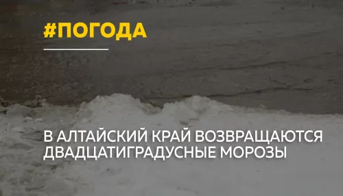Последний привет зимы: синоптик объяснил мартовский мороз в Алтайском крае